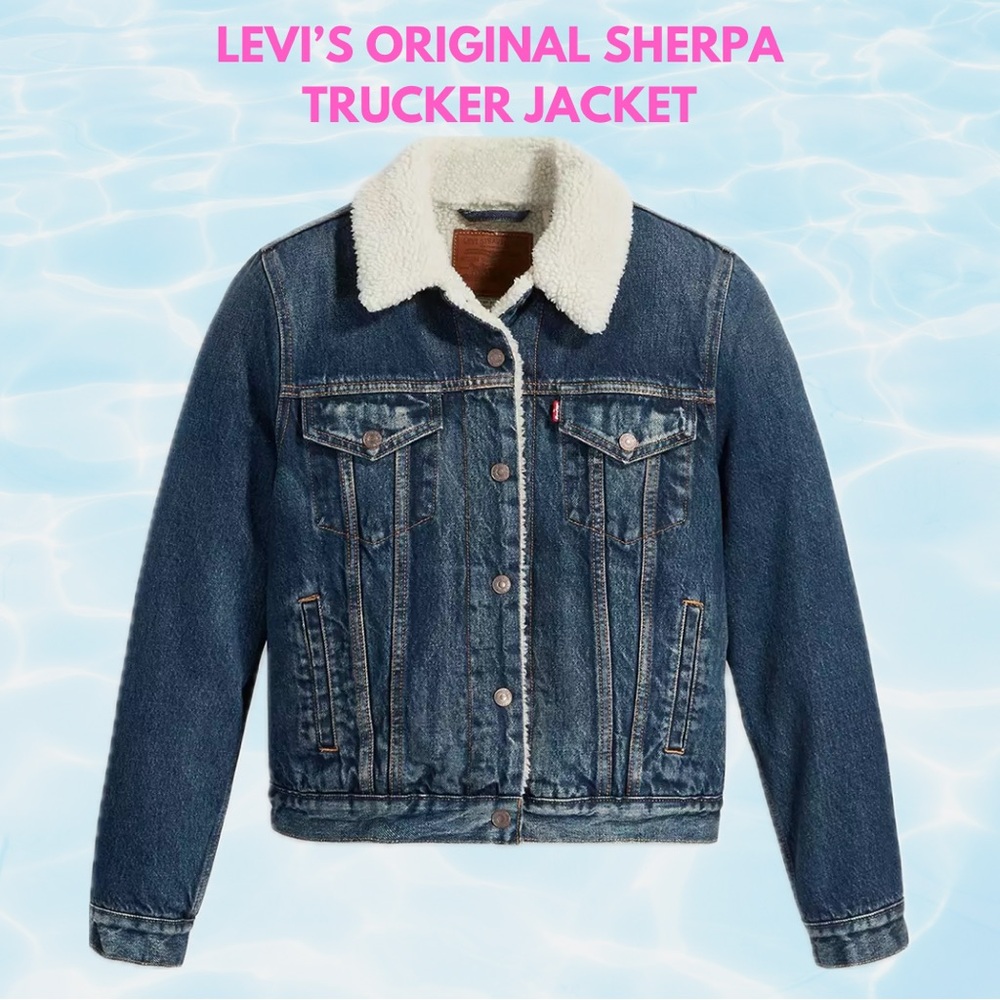Levi’s Originals Women’s Sherpa Trucker Jacket - Picture 1 of 13